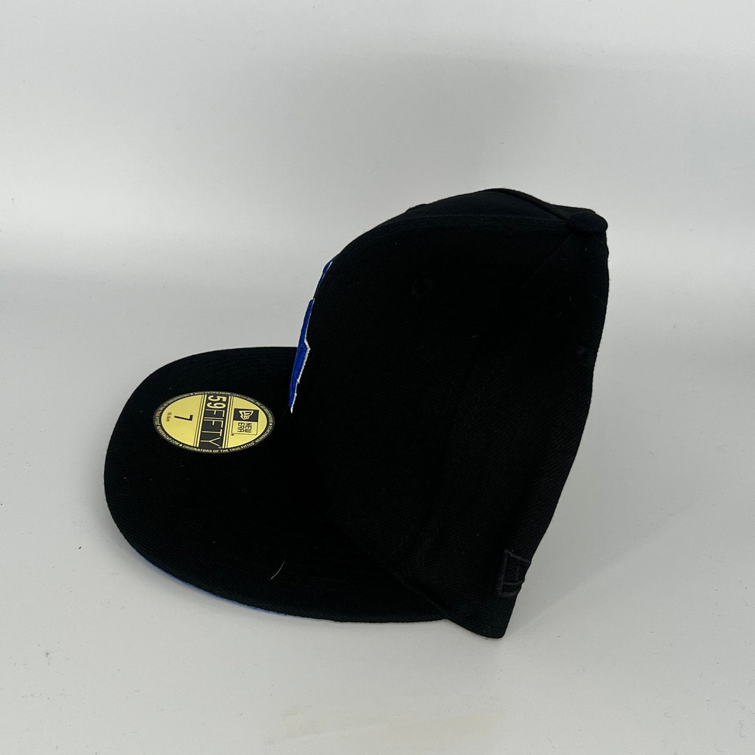 Black Los Angeles Dodgers 75th World Series Side Patch New Era MLB 59Fifty Fitted Hat