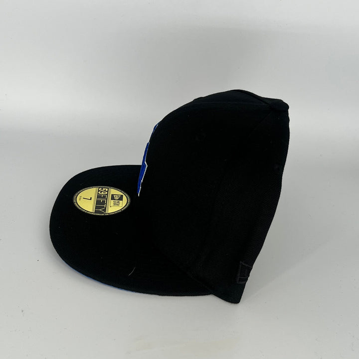 Black Los Angeles Dodgers 75th World Series Side Patch New Era MLB 59Fifty Fitted Hat