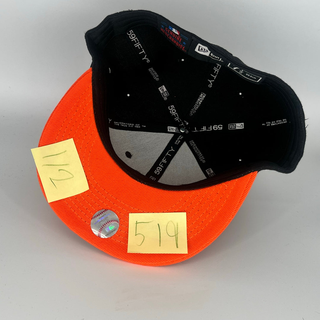 Black Orange Houston Astros New Era MLB 59Fifty Fitted Hat
