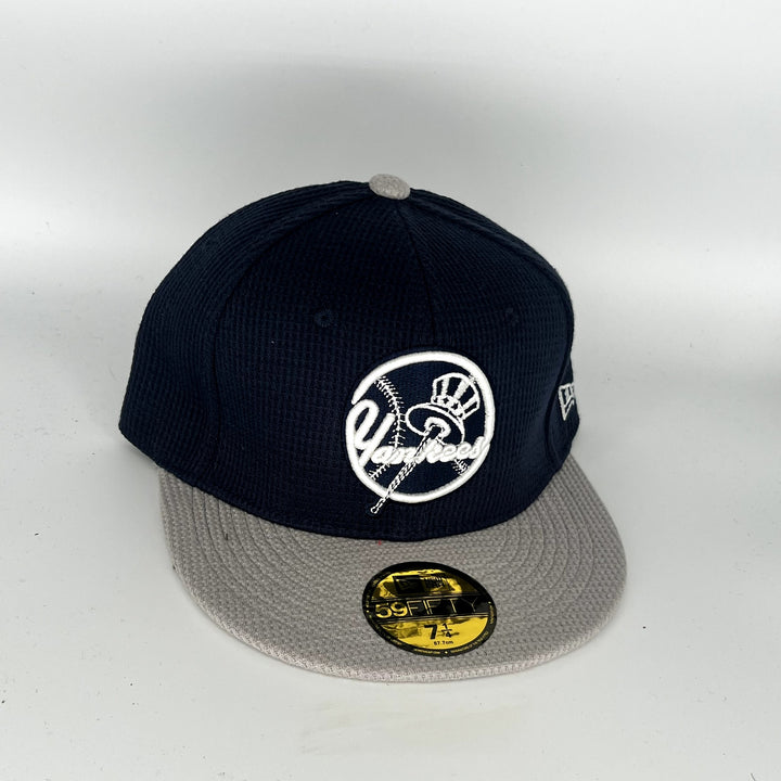 Black Gray New York Yankees New Era MLB 59Fifty Fitted Hat