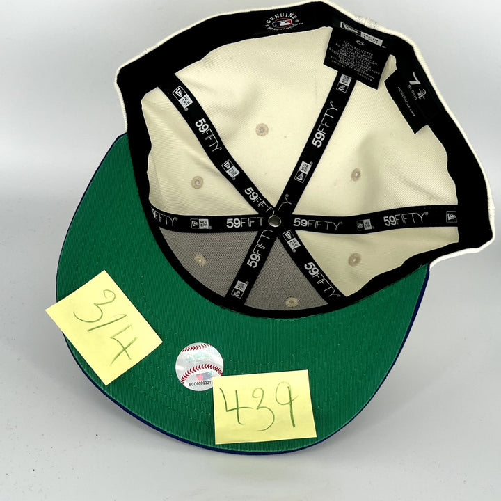 White Blue Seattle Mariners New Era MLB 59Fifty Fitted Hat