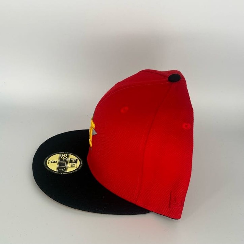 Red Black Houston Astros 1986 ASG Side Patch New Era MLB 59Fifty Fitted Hat