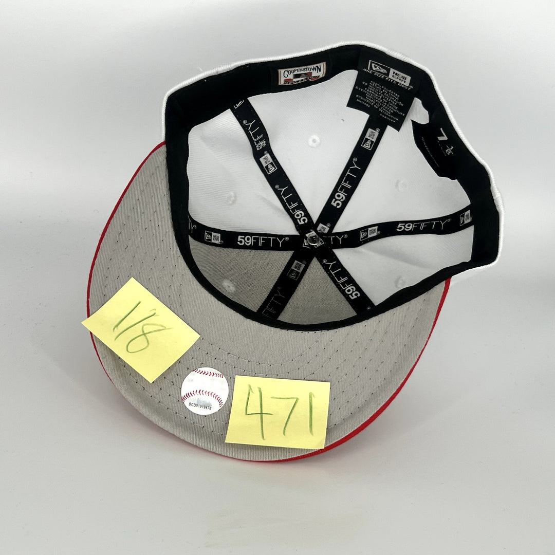 White Red New York Yankees New Era MLB 59Fifty Fitted Hat