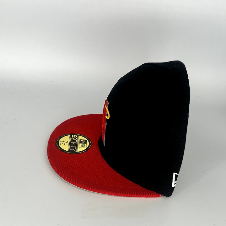 Black Red Los Angeles Angels 60TH Anniversary New Era MLB 59Fifty Fitted Hat