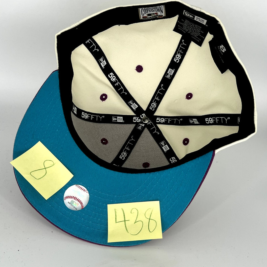 White Purple Houston Astros New Era MLB 59Fifty Fitted Hat