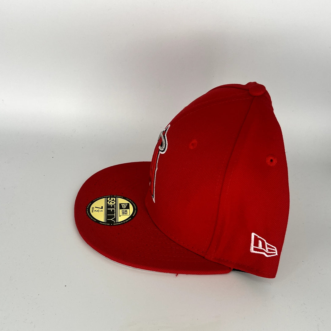 Red Los Angeles Angels New Era MLB 59Fifty Fitted Hat