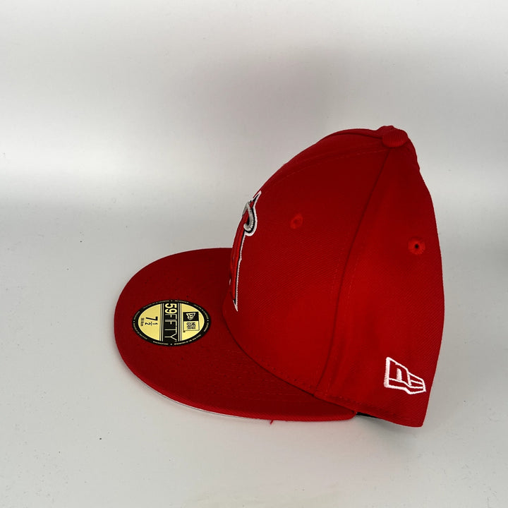 Red Los Angeles Angels New Era MLB 59Fifty Fitted Hat