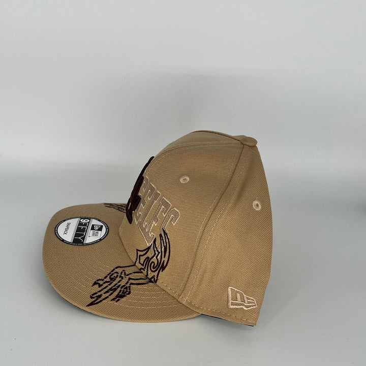 Brown Los Angeles Dodgers LA Overlap New Era MLB 9Fifty Snapback Hat