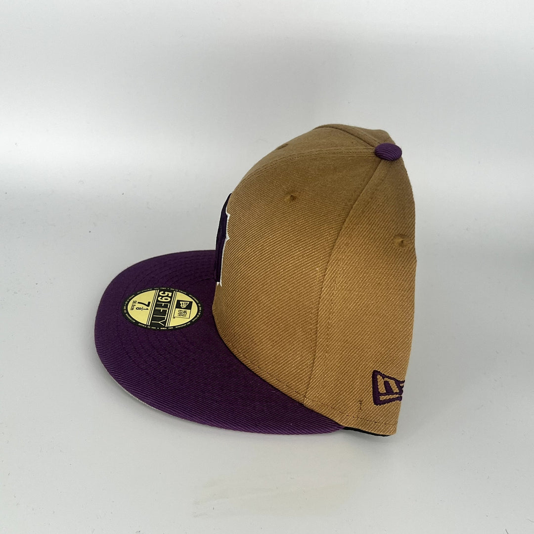 Brown Purple Detroit Tigers New Era MLB 59Fifty Fitted Hat