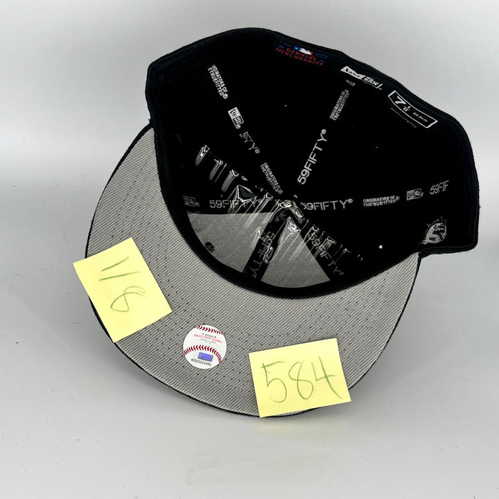 Black New York Mets New Era MLB 59Fifty Fitted Hat