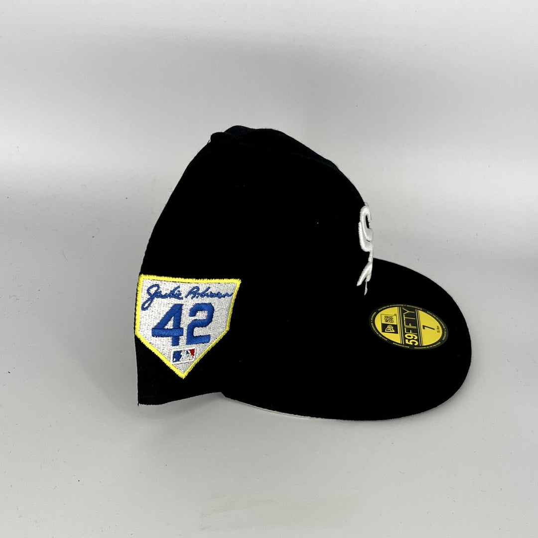 Black Chicago White Sox Jackie Robinson 42 SP New Era MLB 59Fifty Fitted Hat