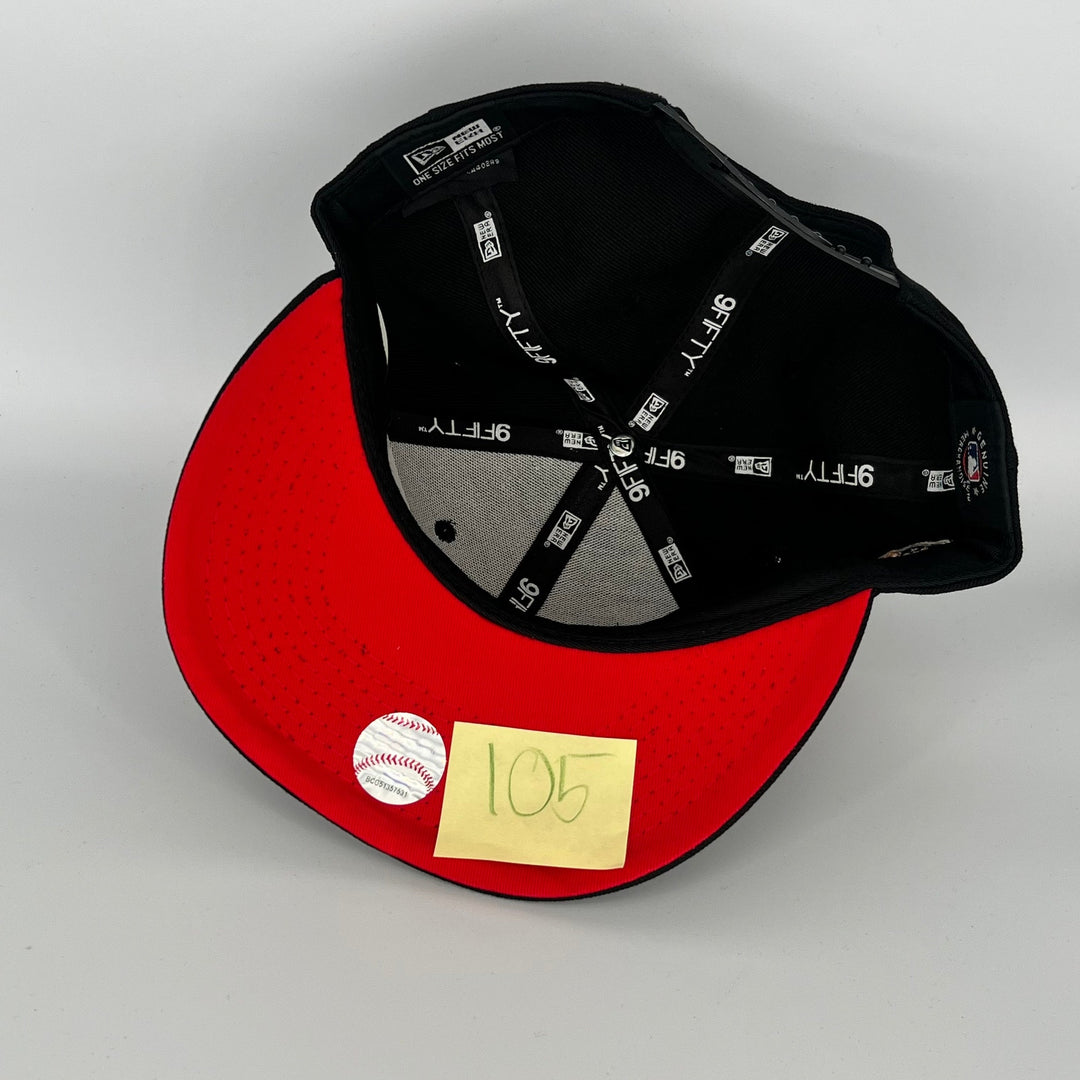 Black Chicago White Sox Chicago White Series Side Patch New Era MLB 9Fifty Snapback Hat