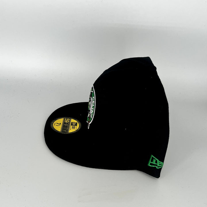 Black Boston Celtics 23/24 Champions SP New Era NBA 59Fifty Fitted Hat