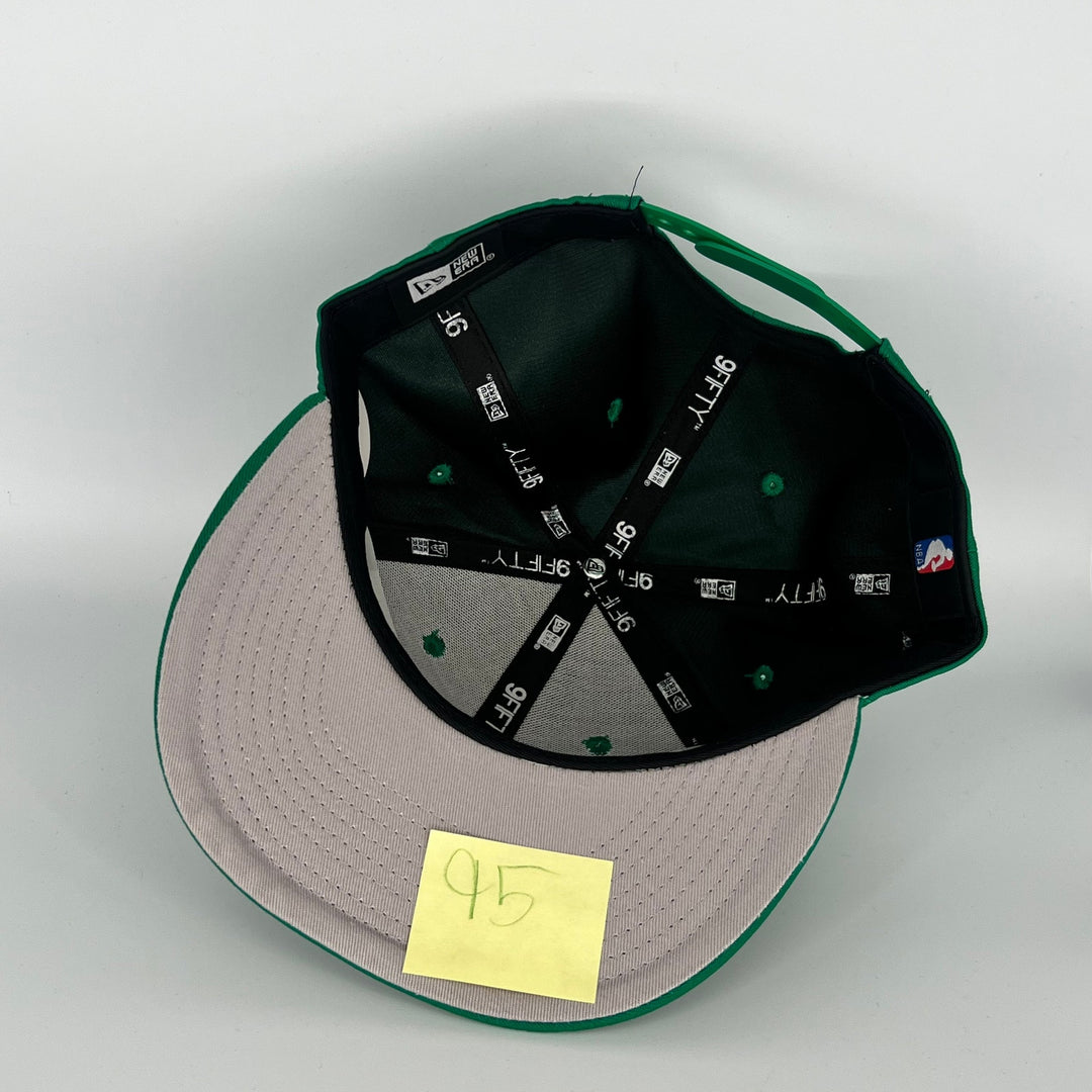 Green Boston Celtics Boston Celtics Side Patch New Era NBA 9Fifty Snapback Hat