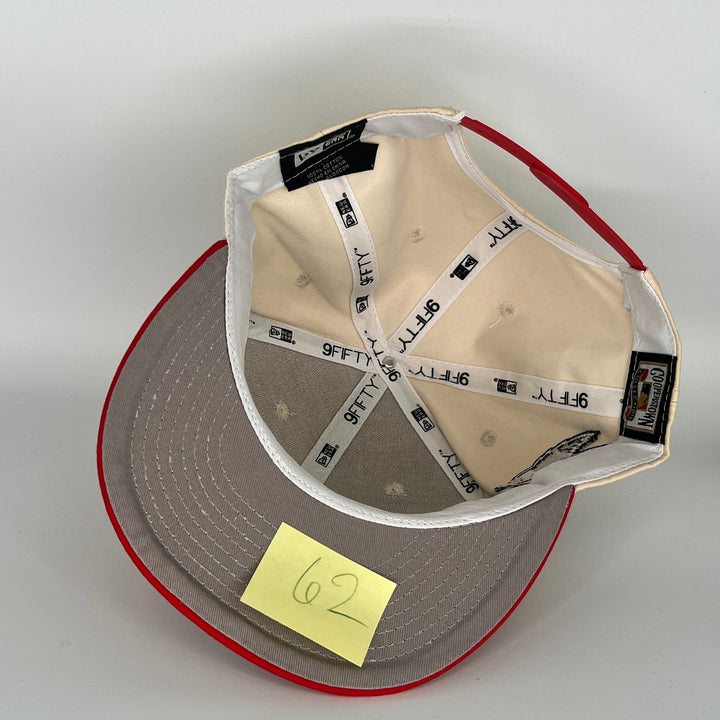 Khaki Red Los Angeles Angels  A.L. Side Patch New Era MLB 9Fifty Snapback Hat