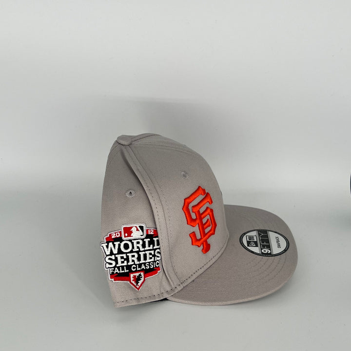 Gray San Francisco Giants 2012 World Series Fall classic Side Patch New Era MLB 9Fifty Snapback Hat