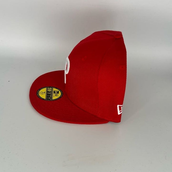 Red Philadelphia Phillies New Era MLB 59Fifty Fitted Hat