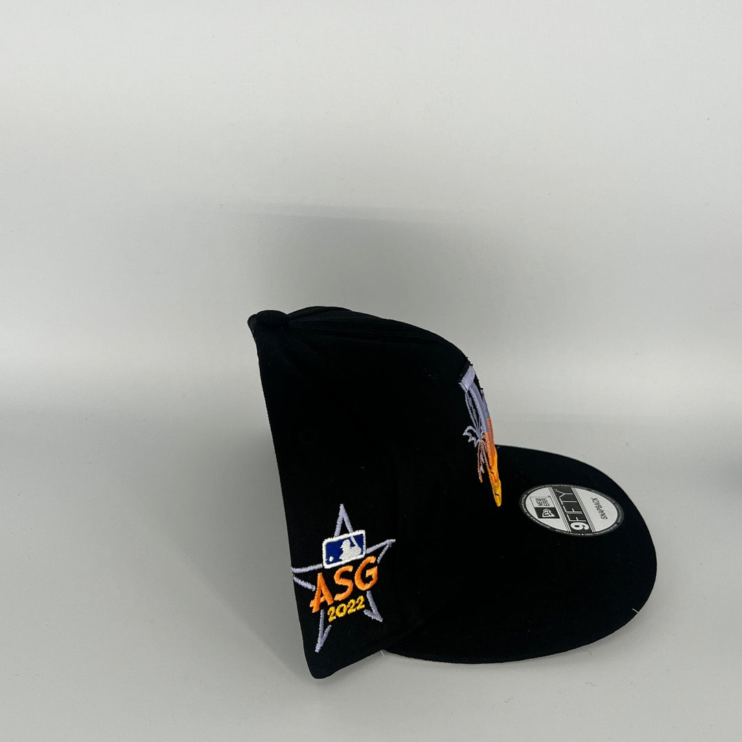 Black Los Angeles Dodgers Palm Tree 2022 ASG Side Patch New Era MLB 9Fifty Snapback Hat