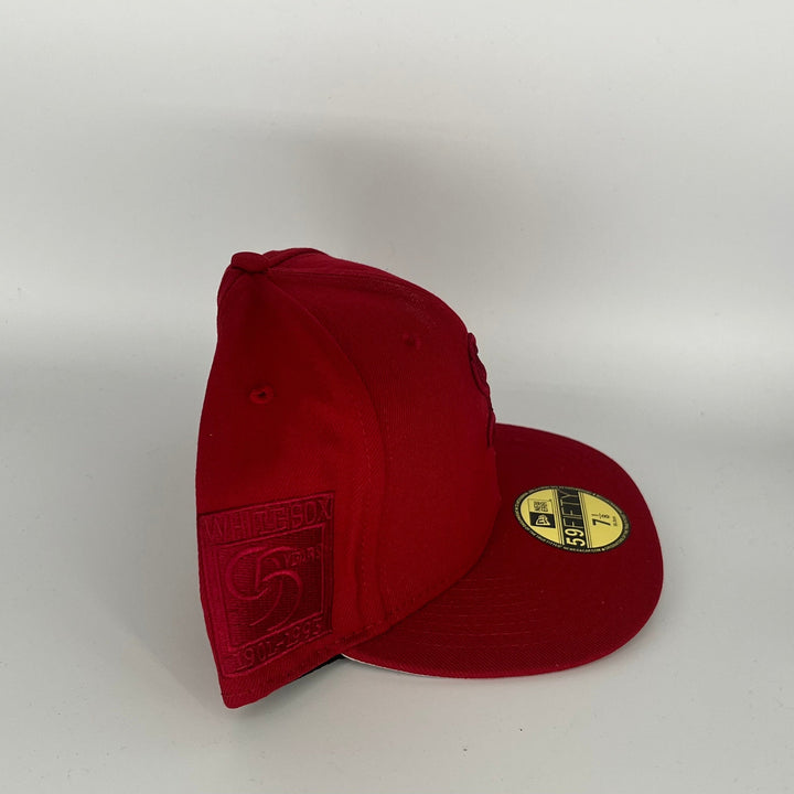 Red Chicago White Sox 95 Years Side Patch New Era MLB 59Fifty Fitted Hat