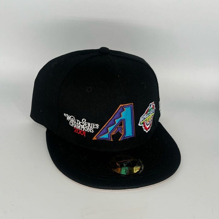 Black Arizona Diamondbacks New Era MLB 59Fifty Fitted Hat