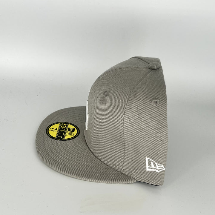 Gray Los Angeles Dodgers New Era MLB 59Fifty Fitted Hat