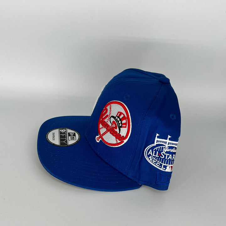 Blue New York Yankees 1996 World Series All Star Game Side Patch New Era MLB 9Fifty Snapback Hat