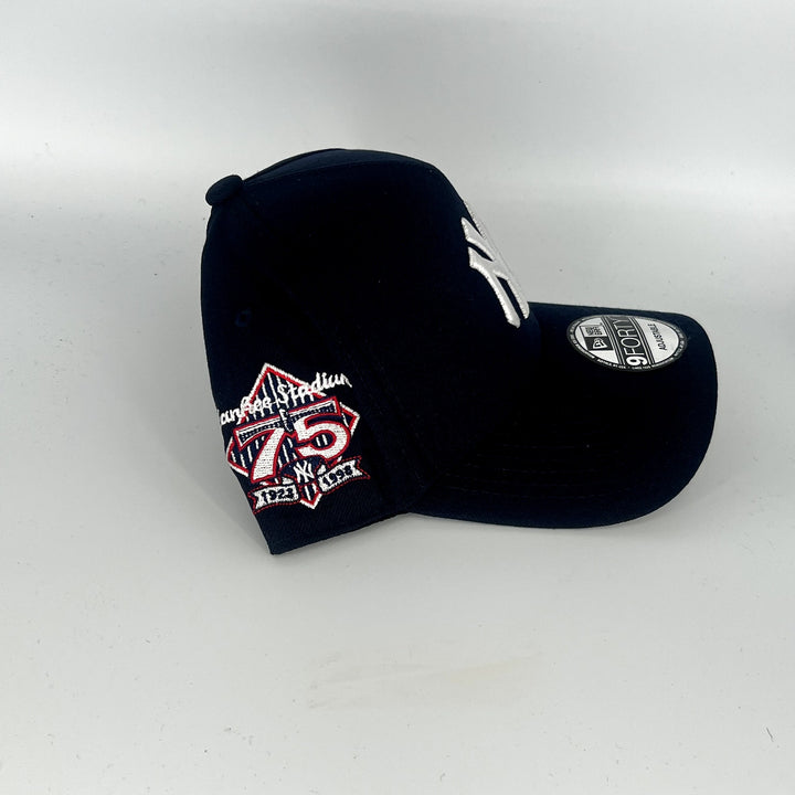 Black New York Yankees 75TH Anniversary SP Tigers New Era 9Forty Snapback Hat