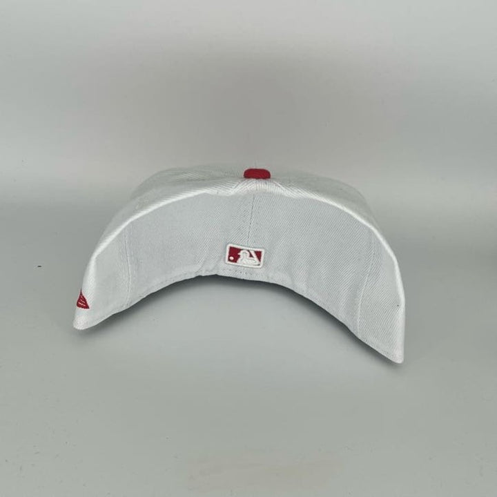 Red White Los Angeles Dodgers New Era MLB 59Fifty Fitted Hat