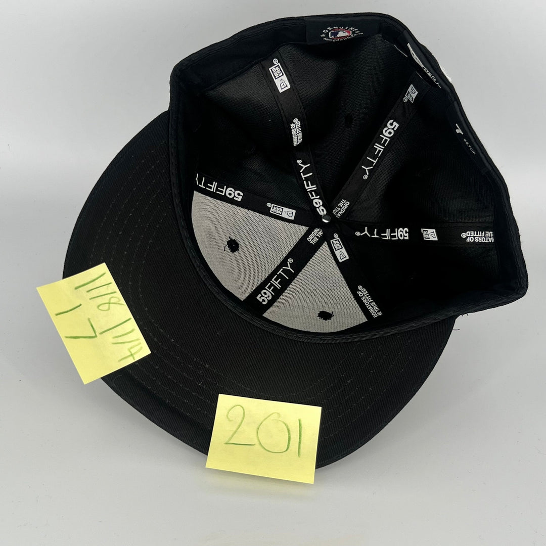 Black New York Yankees New Era MLB 59Fifty Fitted Hat
