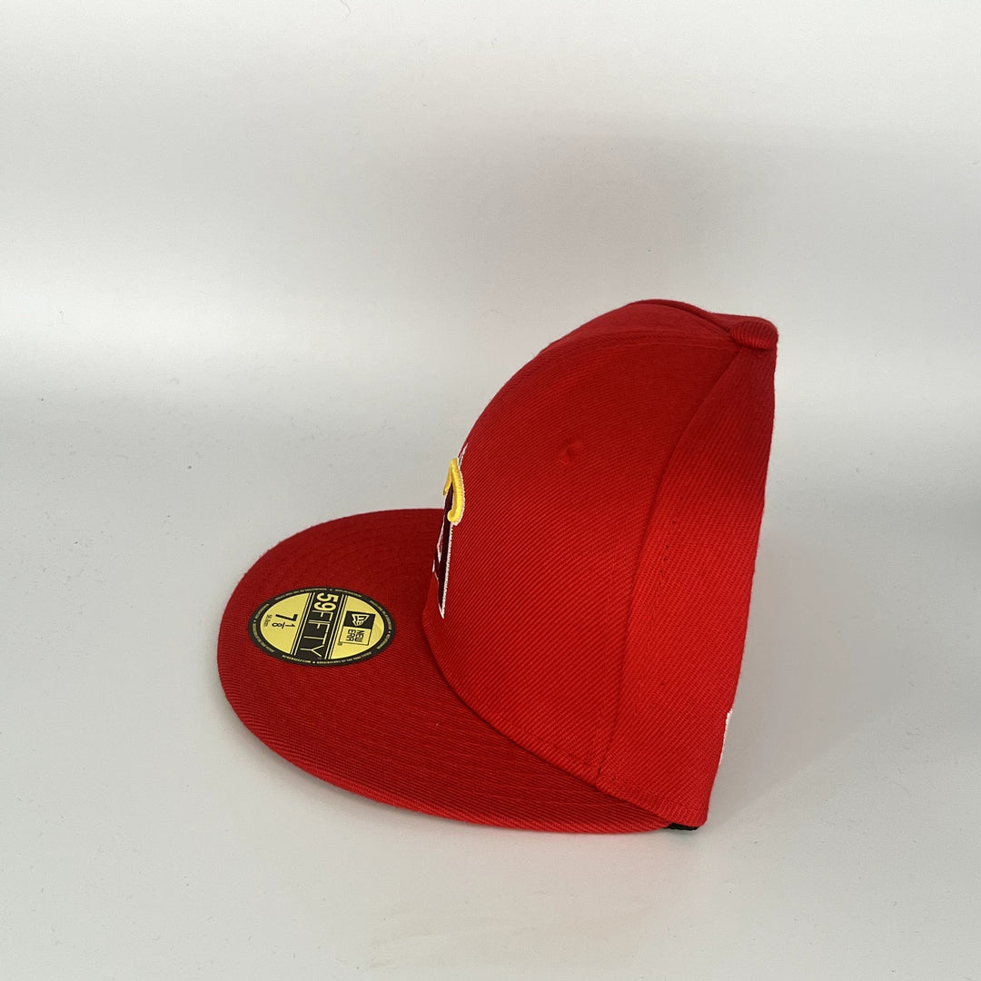 Red Los Angeles Angels 25TH Anniversary SP New Era MLB 59Fifty Fitted Hat