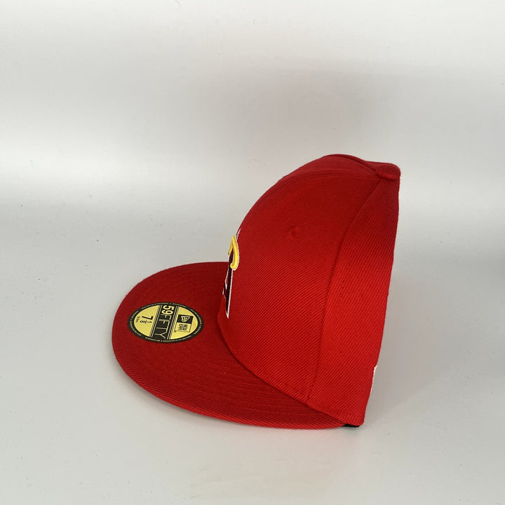 Red Los Angeles Angels 25TH Anniversary SP New Era MLB 59Fifty Fitted Hat