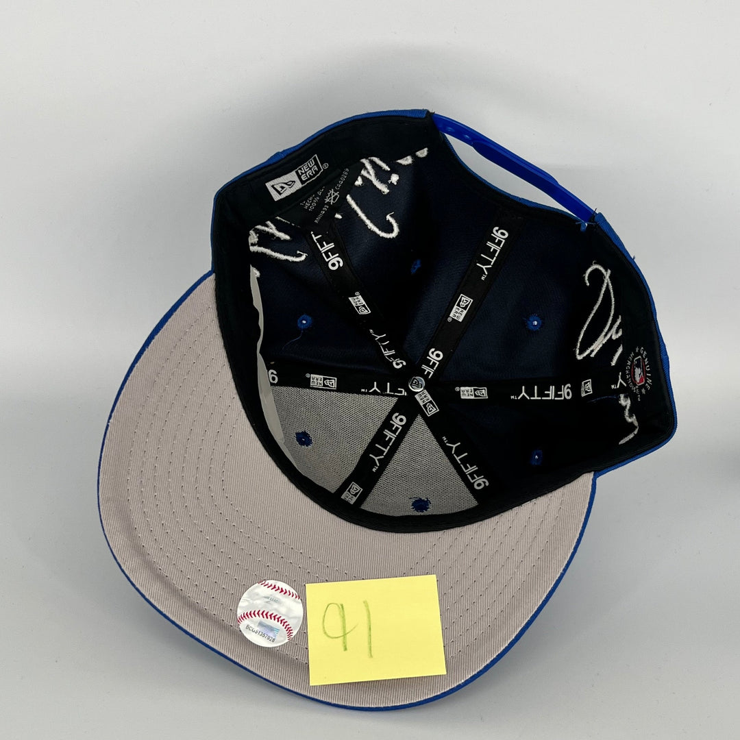Blue Los Angeles Dodgers 2020 World Series Campions Side Patch New Era MLB 9Fifty Snapback Hat