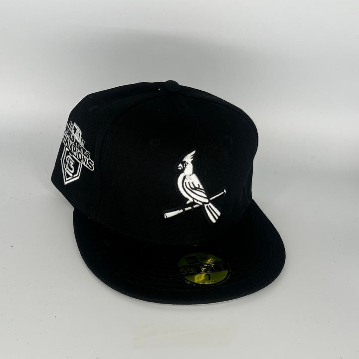 Black St. Louis Cardinals New Era MLB 59Fifty Fitted Hat