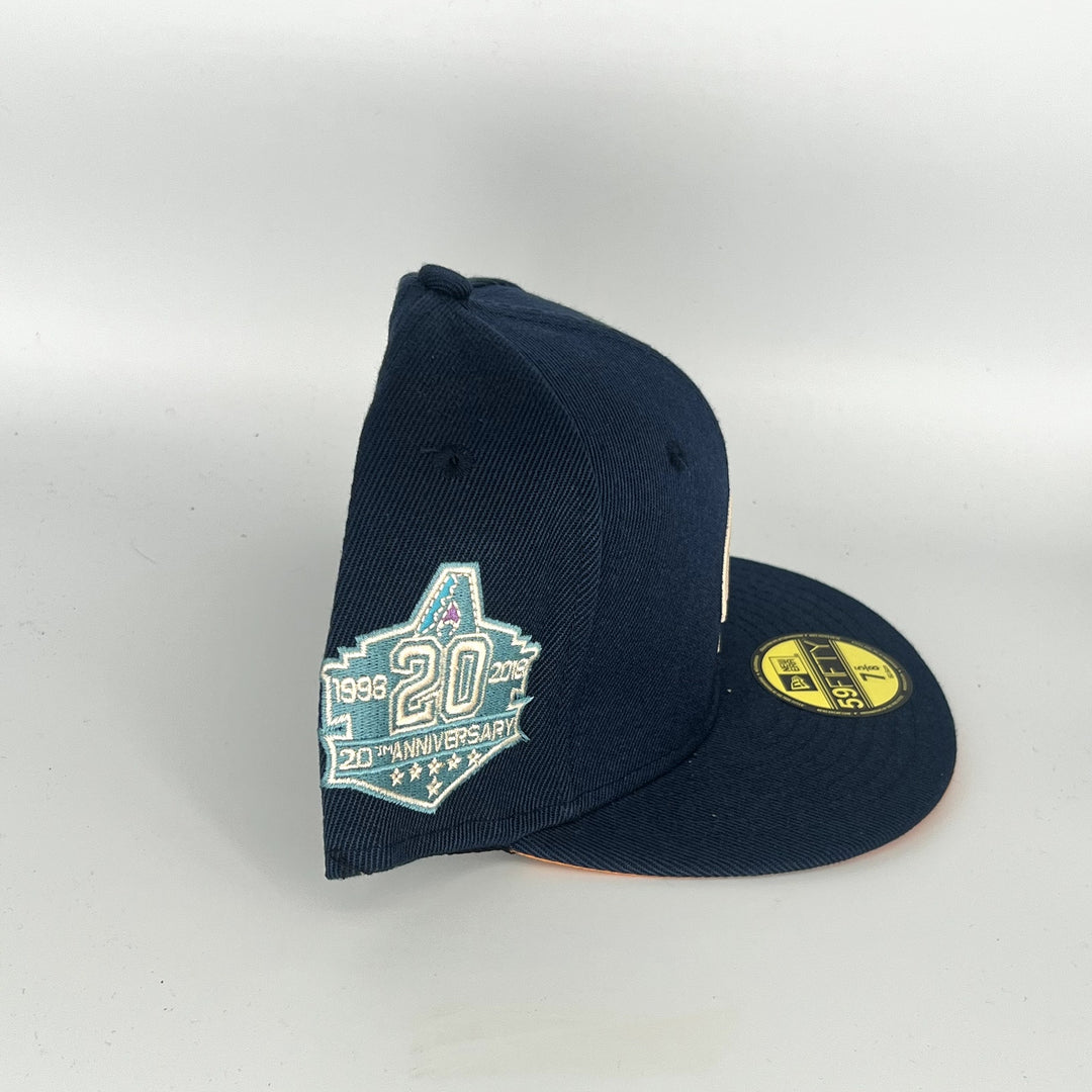 Navy Blue Arizona Diamondbacks New Era MLB 59Fifty Fitted Hat