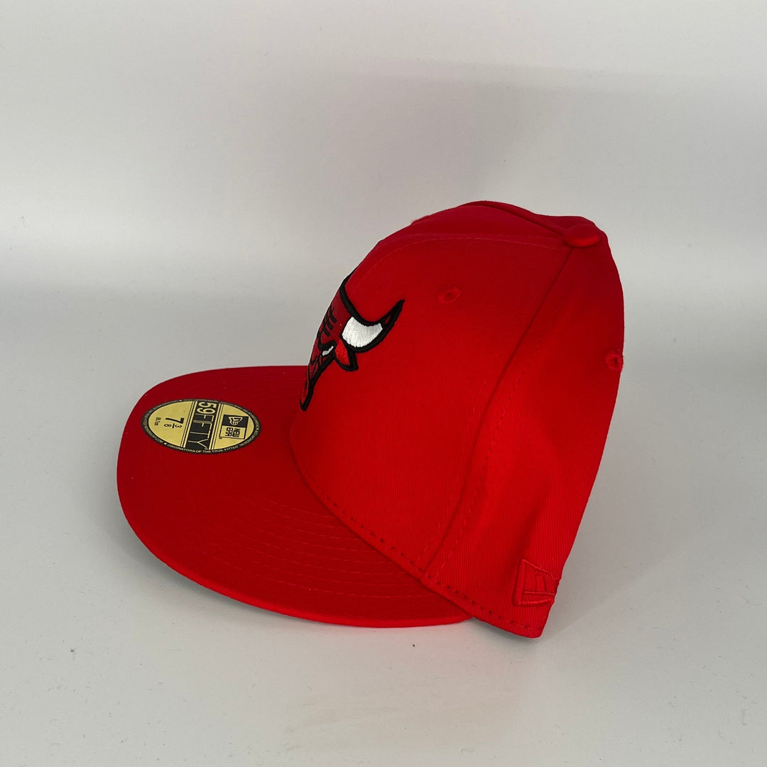 Red Chicago Bulls OVO Side Patch New Era NBA 59Fifty Fitted Hat