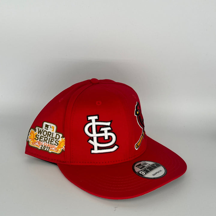 Red St. Louis Cardinals 2011 World Series 100th Anniversary New Era MLB 9Fifty Snapback Hat