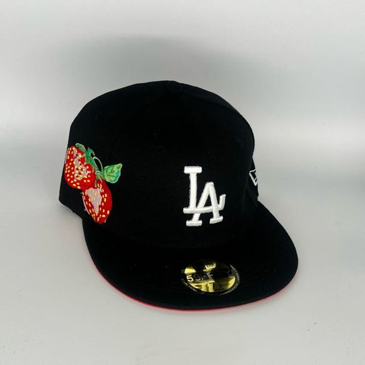 Black Los Angeles Dodgers New Era MLB 59Fifty Fitted Hat