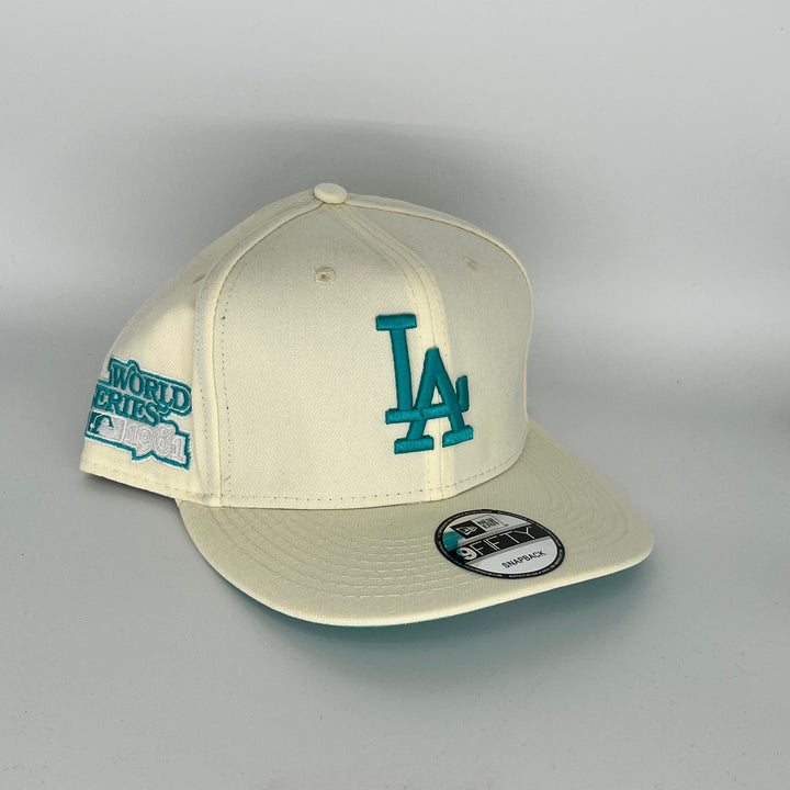 White Los Angeles Dodgers 1981 World Series Side Patch New Era MLB 9Fifty Snapback Hat