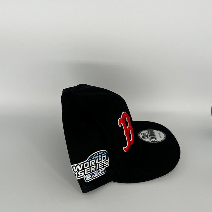 Black Boston Red Sox World Series 04 All Star Game Side Patch New Era MLB 9Fifty Snapback Hat