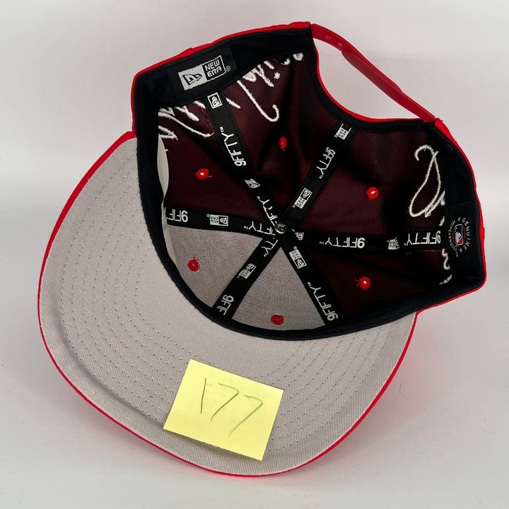 Red Los Angeles Dodgers 2020 World Series Champions Side Patch New Era MLB 9Fifty Snapback Hat