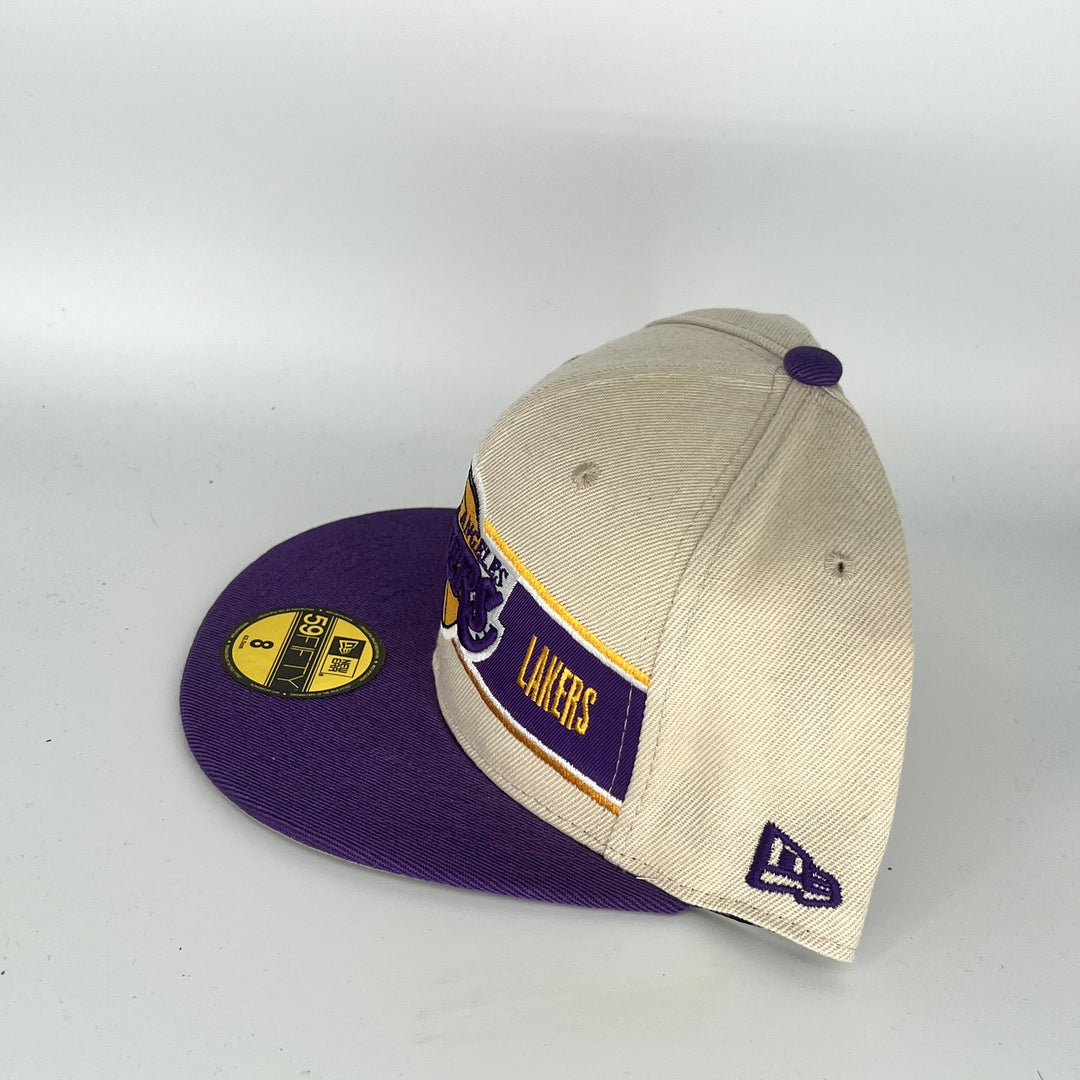 Tan Maroon Los Angeles Lakers New Era NBA 59Fifty Fitted Hat