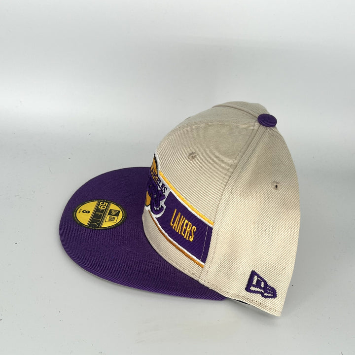 Tan Maroon Los Angeles Lakers New Era NBA 59Fifty Fitted Hat