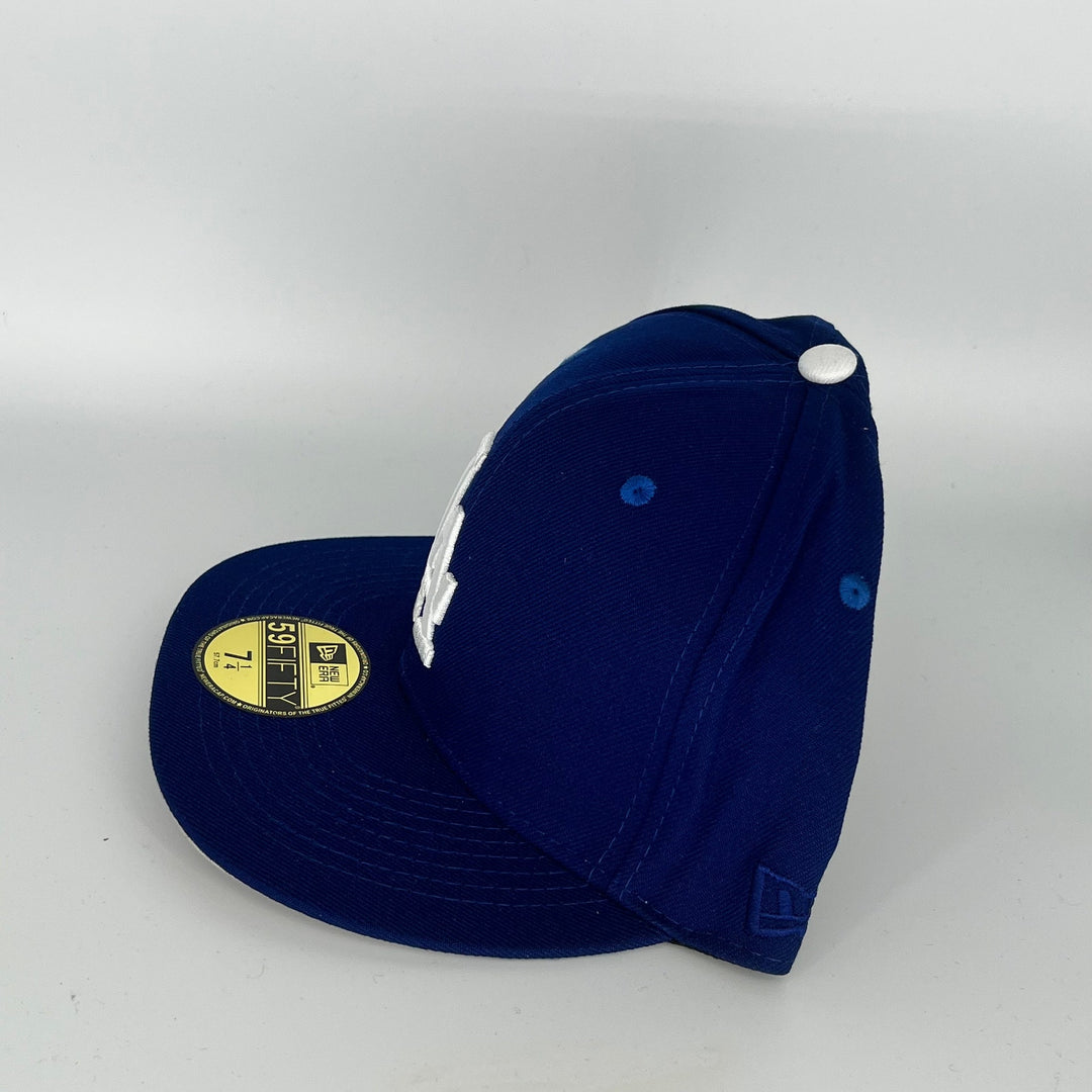 Blue Los Angeles Dodgers OVO Side Patch New Era MLB 59Fifty Fitted Hat
