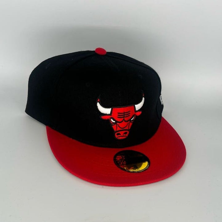 Black Red Chicago Bulls New Era NBA 59Fifty Fitted Hat