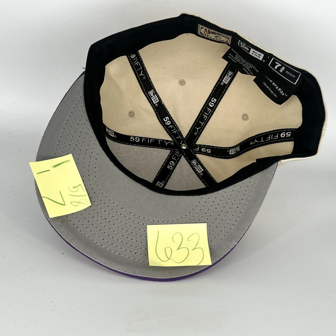 Tan Purple Los Angeles Lakers New Era NBA 59Fifty Fitted Hat