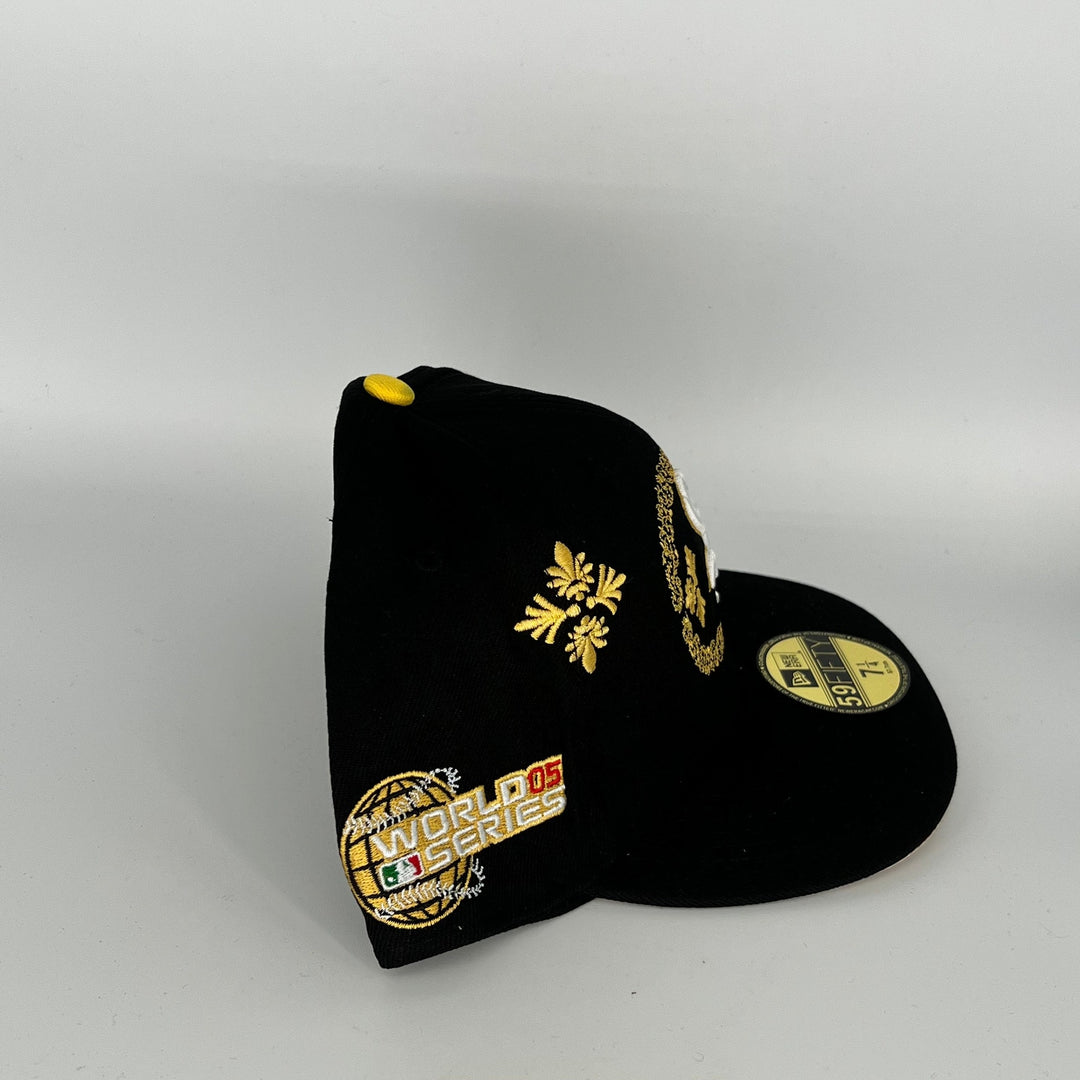 Black Chicago White Sox 2005 World Series Side Patch New Era MLB 59Fifty Fitted Hat