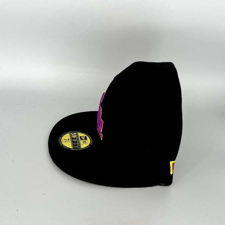 Black Los Angeles Dodgers 60TH Anniversary SP New Era MLB 59Fifty Fitted Hat