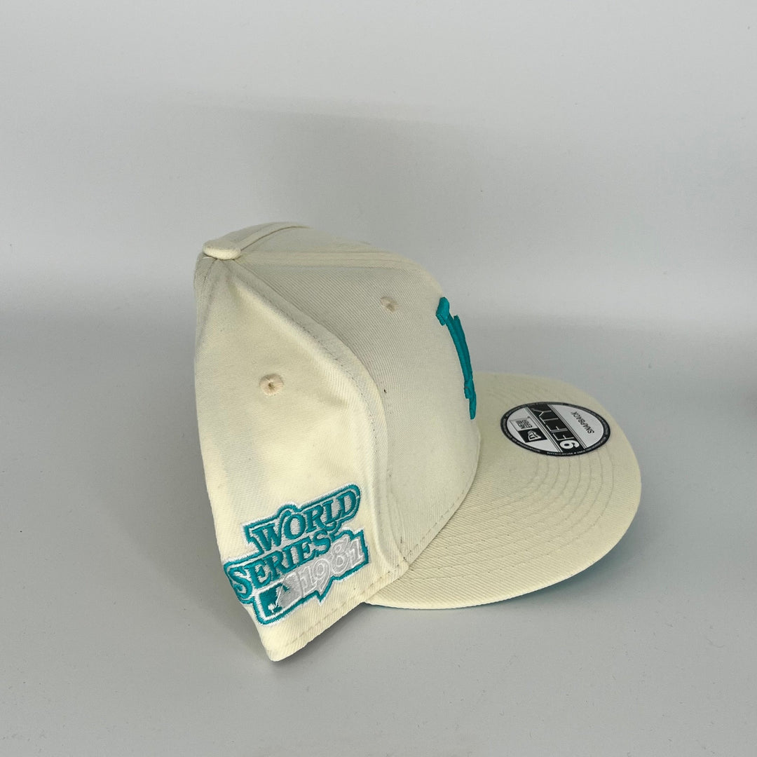White Los Angeles Dodgers 1981 World Series Side Patch New Era MLB 9Fifty Snapback Hat