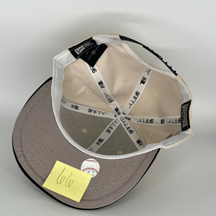 Khaki Black Arizona Diamondbacks N.L. Side Patch New Era MLB 9Fifty Snapback Hat