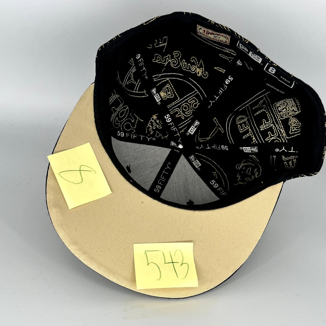 Black Los Angeles Lakers New Era NBA 59Fifty Fitted Hat